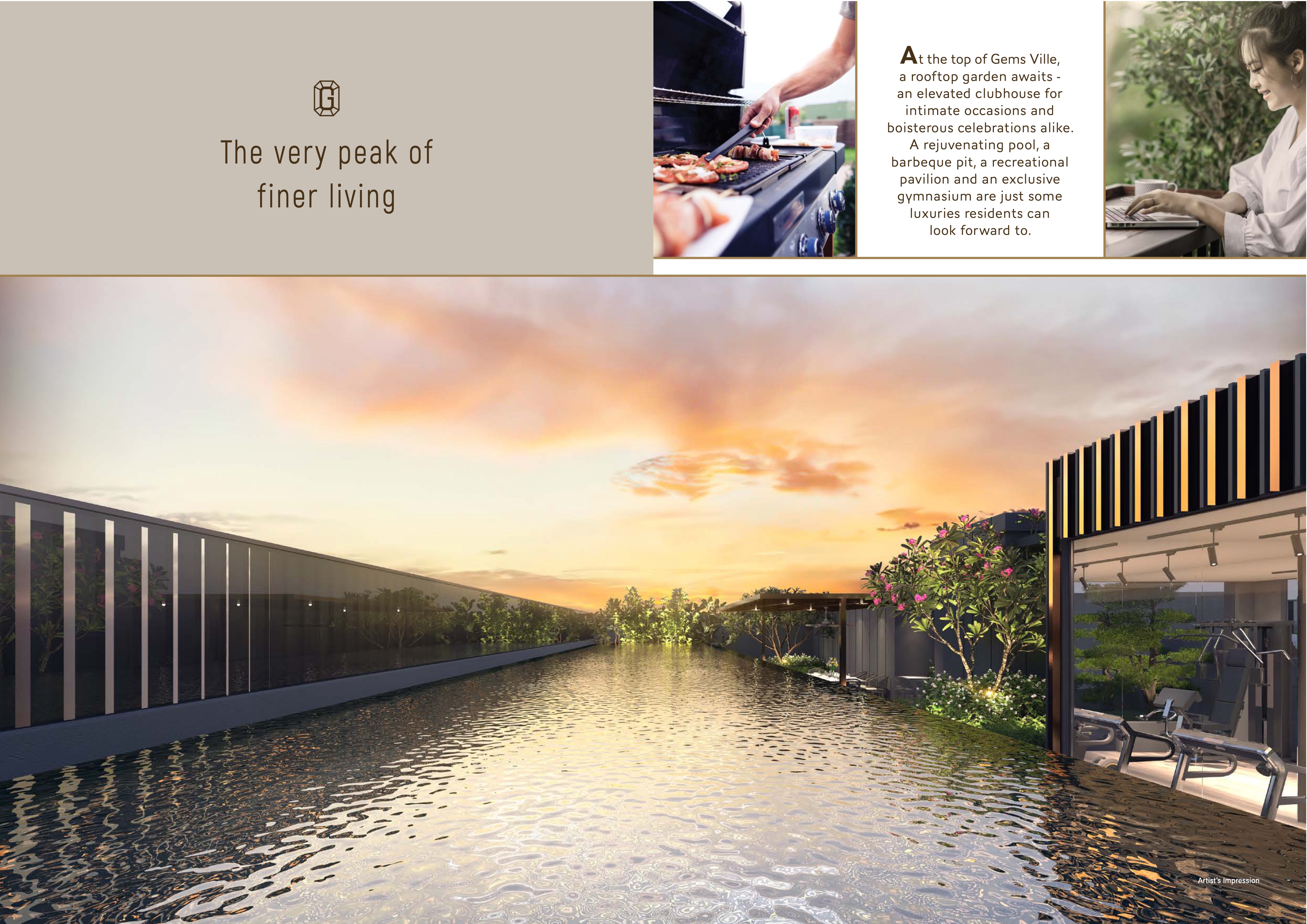 19m rooftop swimming pool and sky pavilion