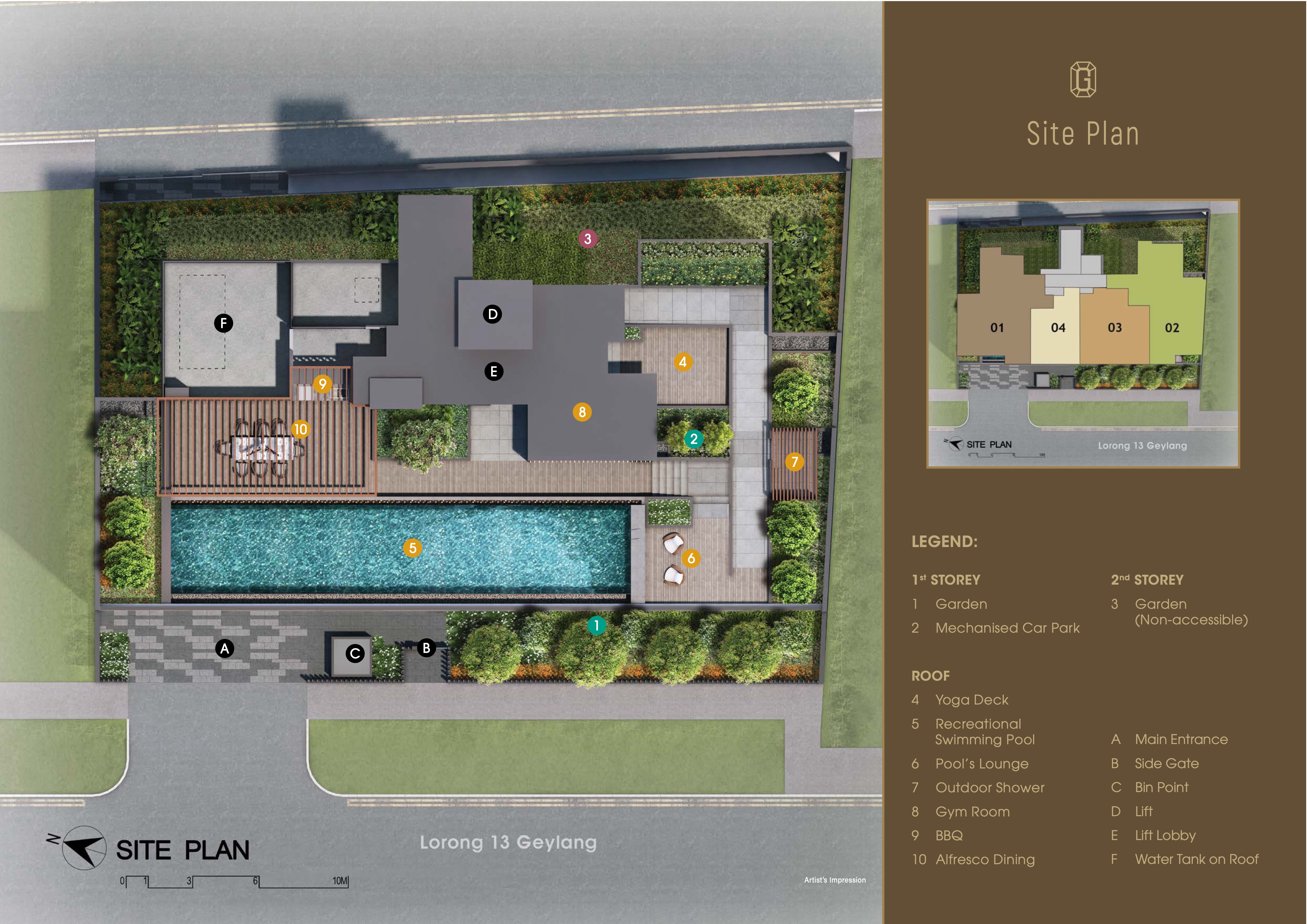 Gems Ville master site plan and rooftop layout
